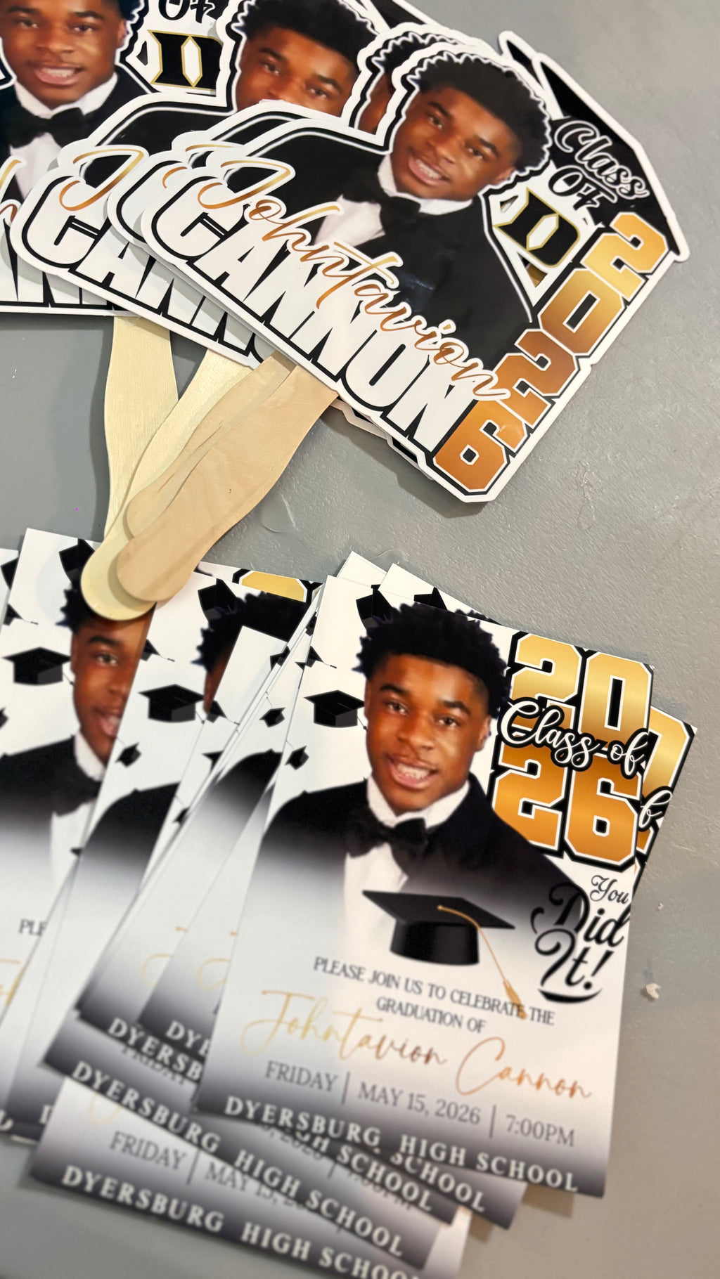 Grad Invitations  plus Fans
