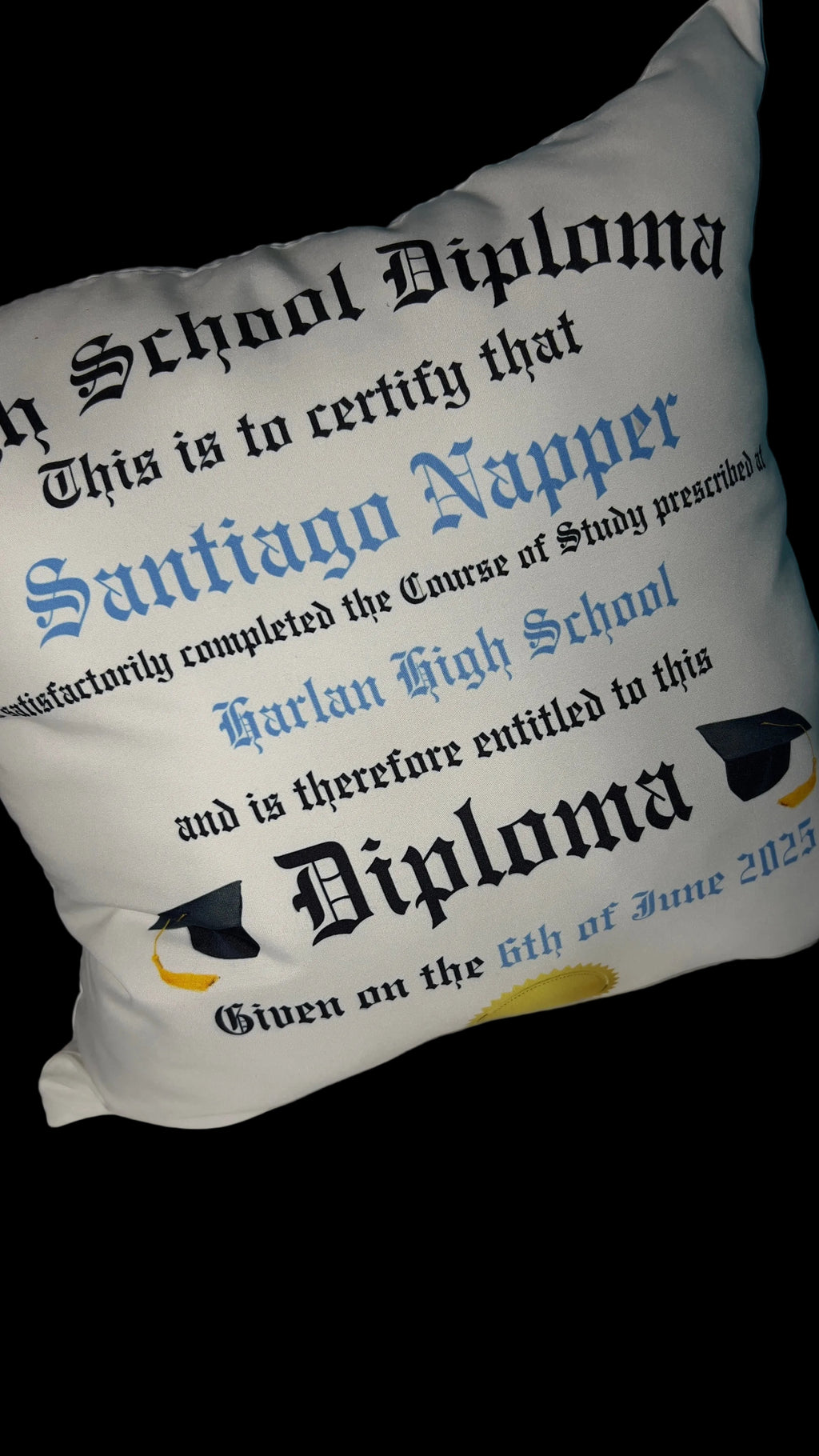 Diploma Pillow
