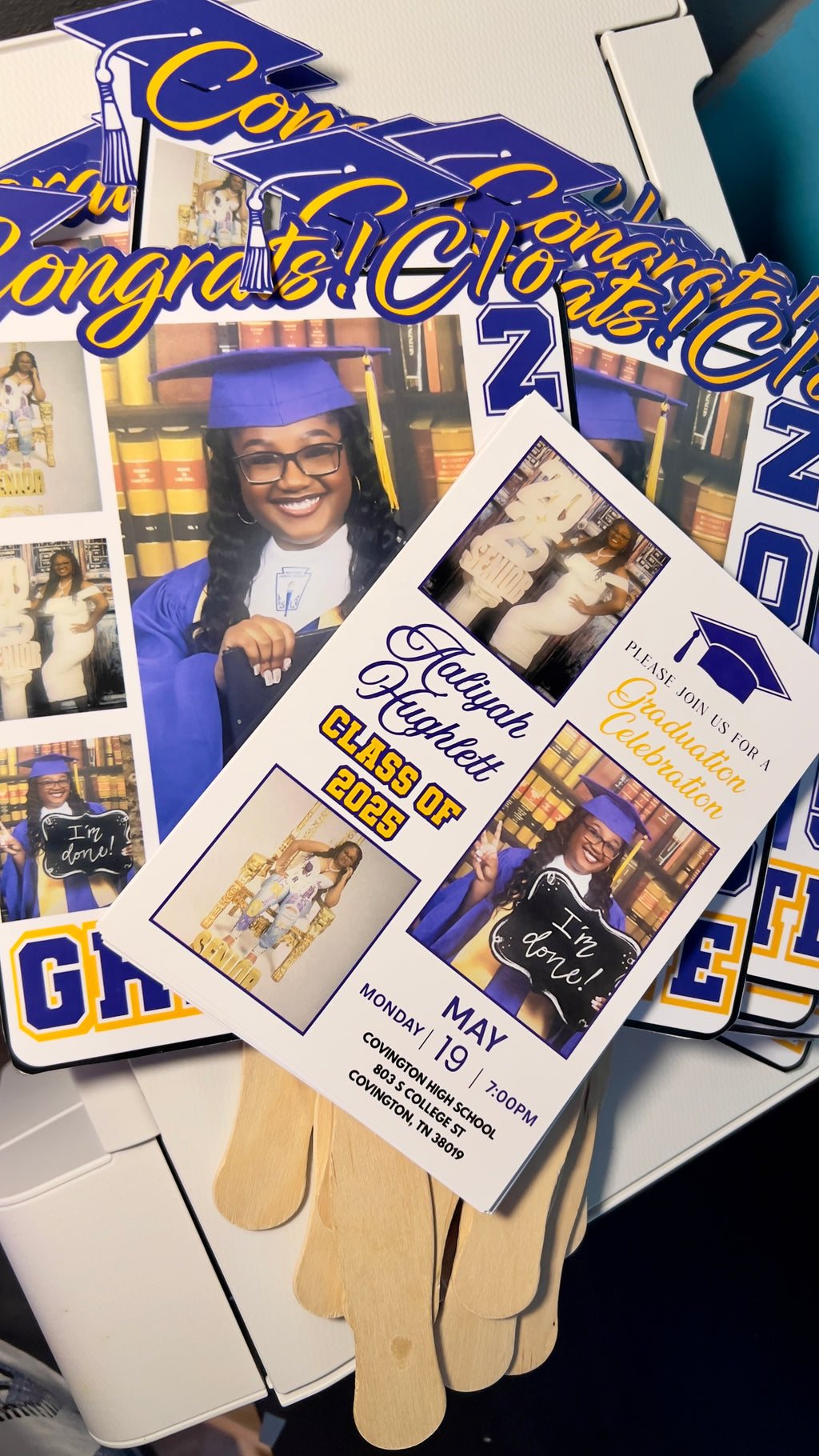 Grad Invitations  plus Fans
