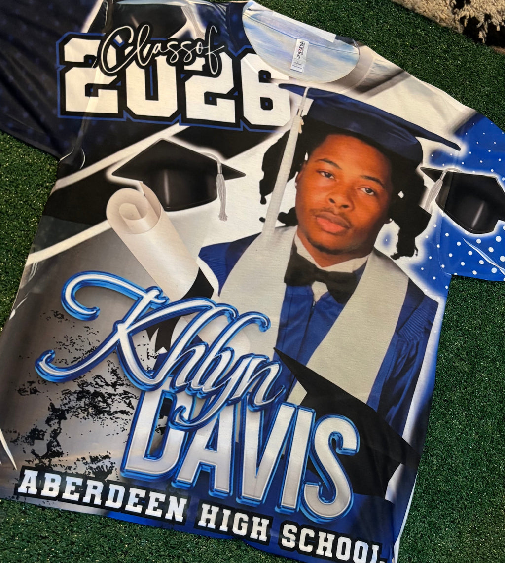 Adult Graduation 3D T-shirt (NO BULK )