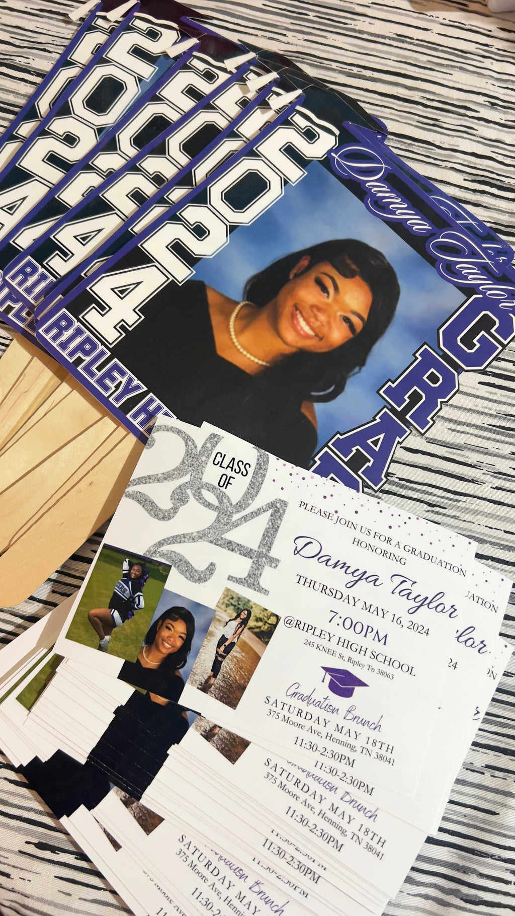 Grad Invitations  plus Fans