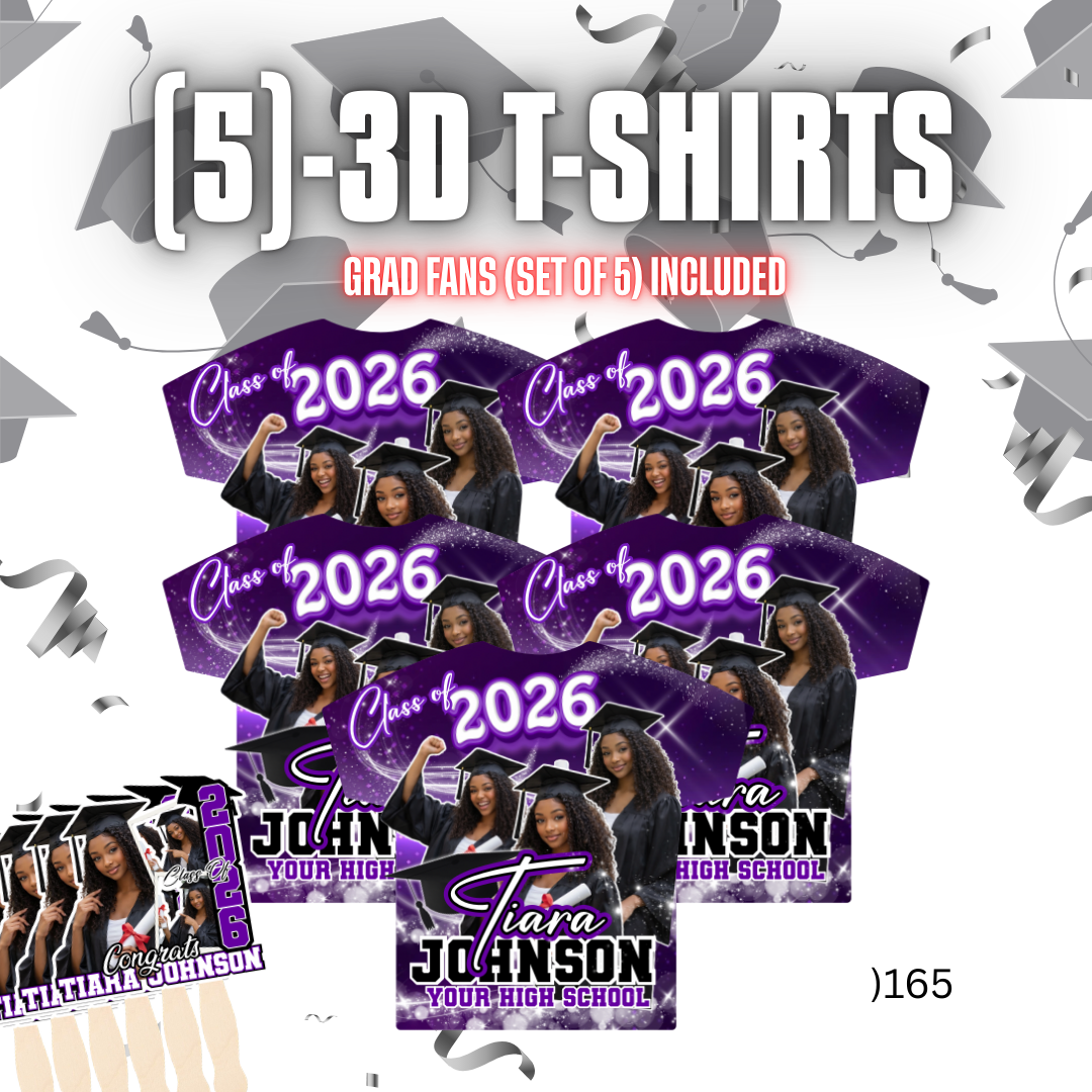 5 Grad 3D T-shirts