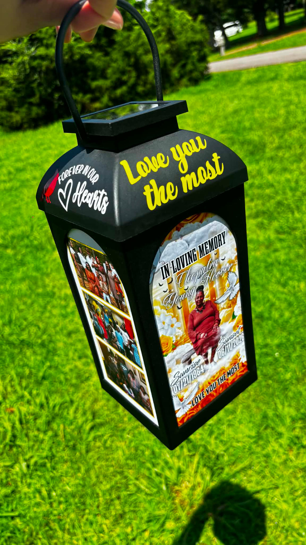 Custom Memorial Lantern