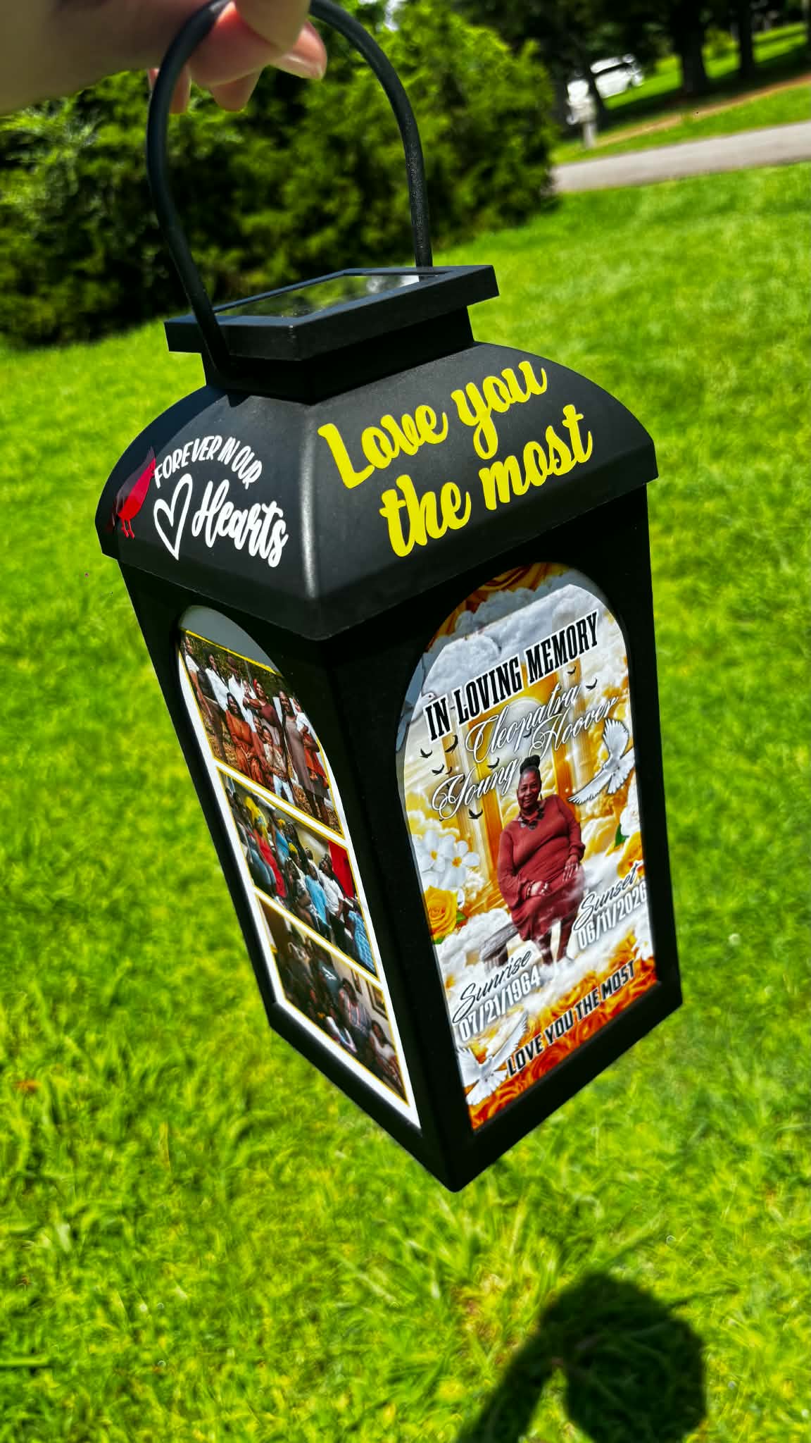 Custom Memorial Lantern