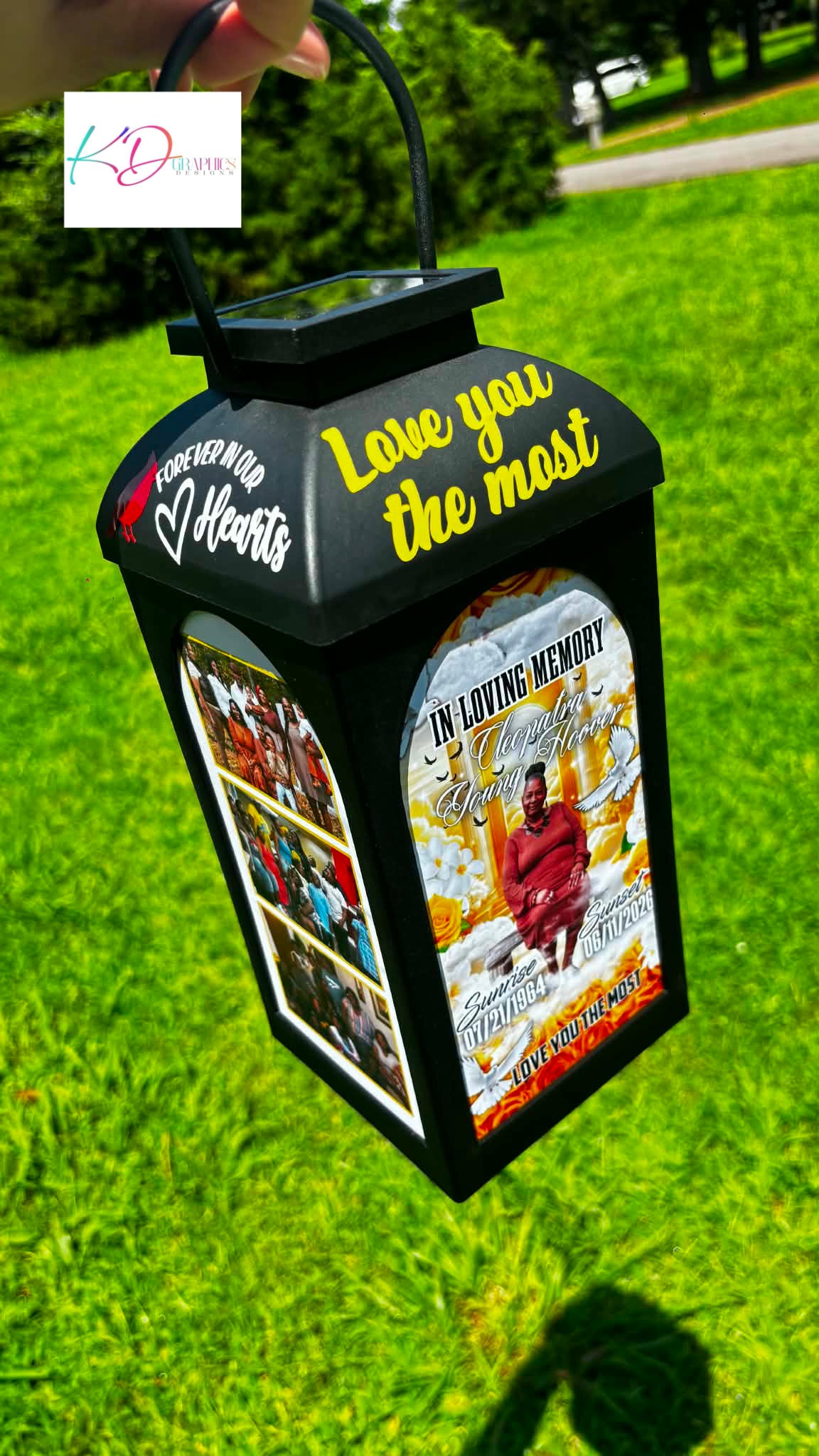 Custom Memorial Lantern