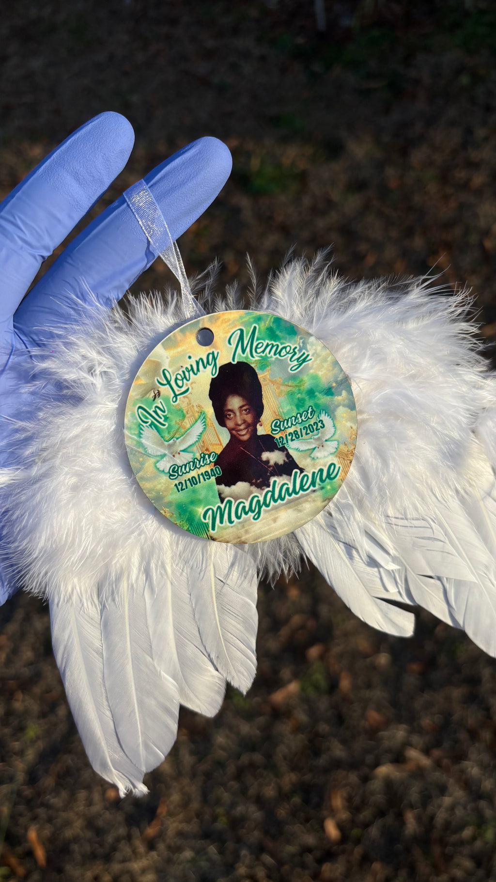 Memorial Angel wing