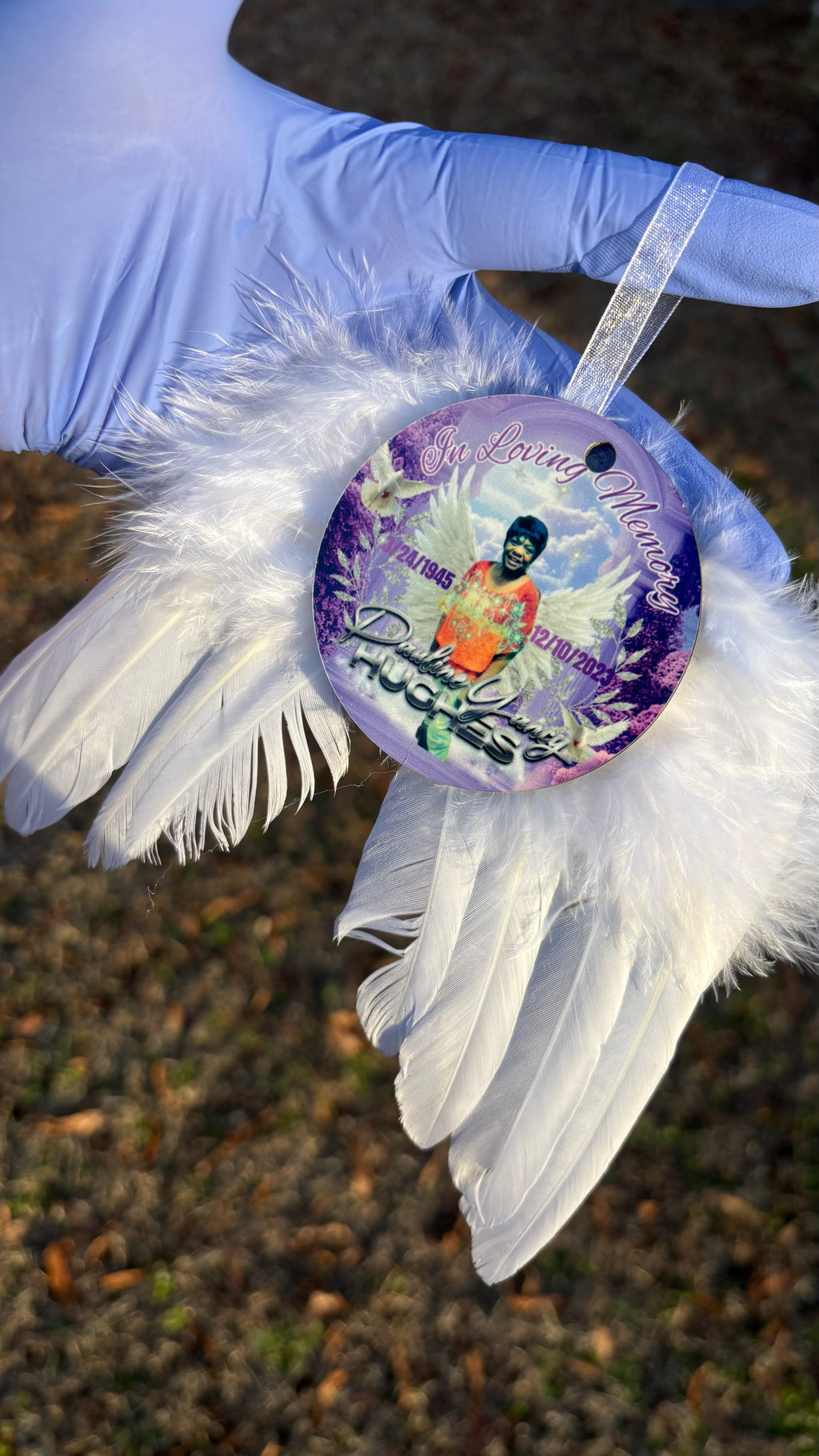 Memorial Angel wing