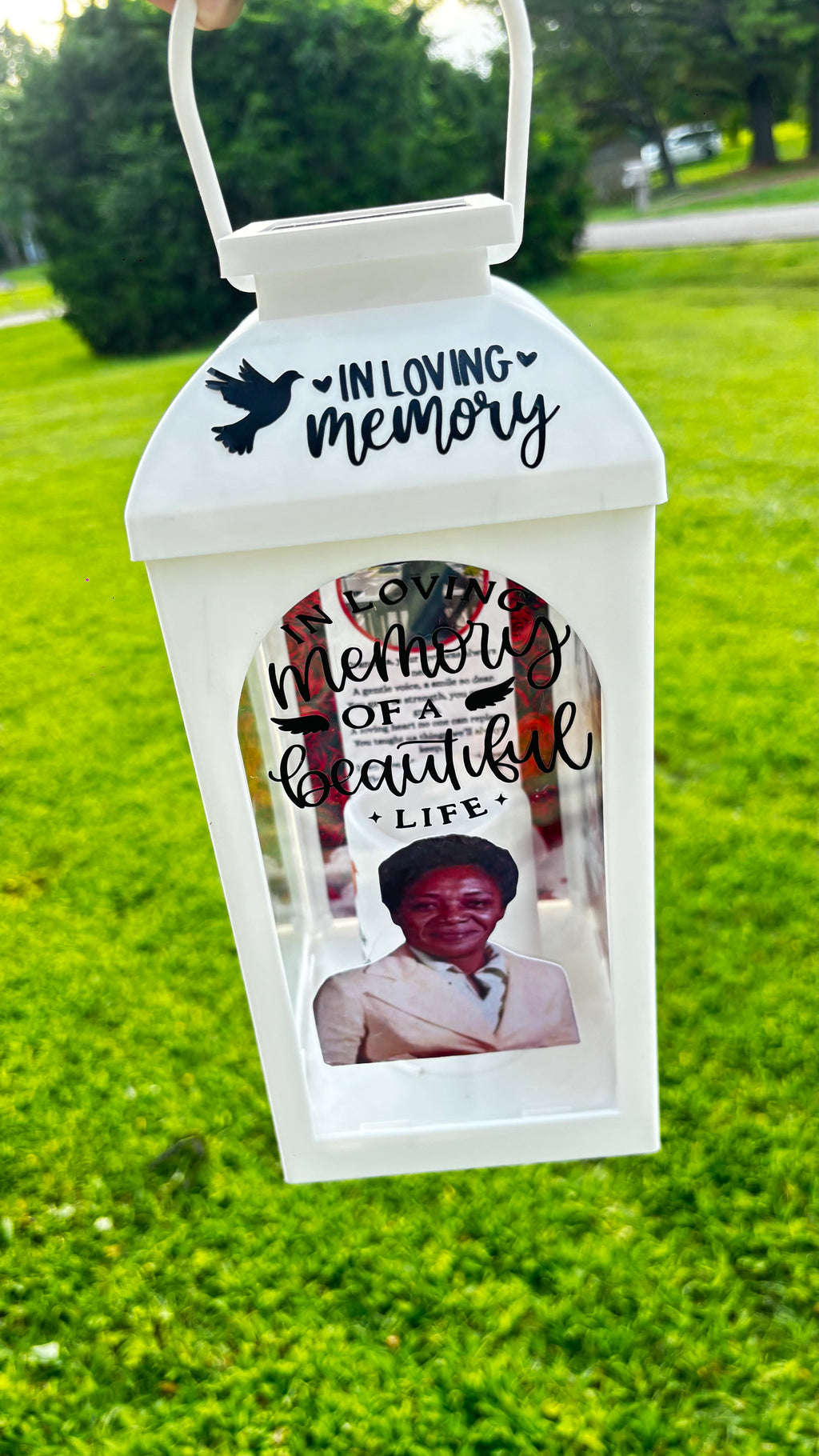 Custom Memorial Lantern