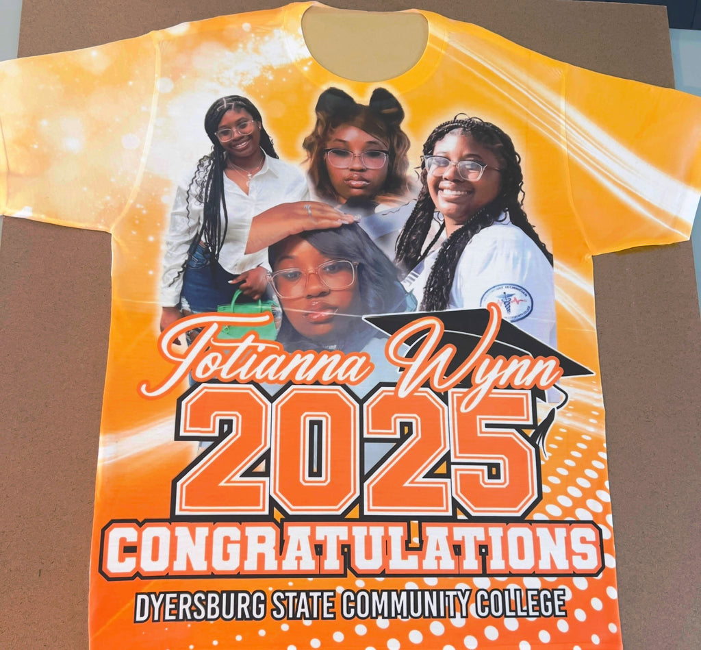 Adult Graduation 3D T-shirt (NO BULK )