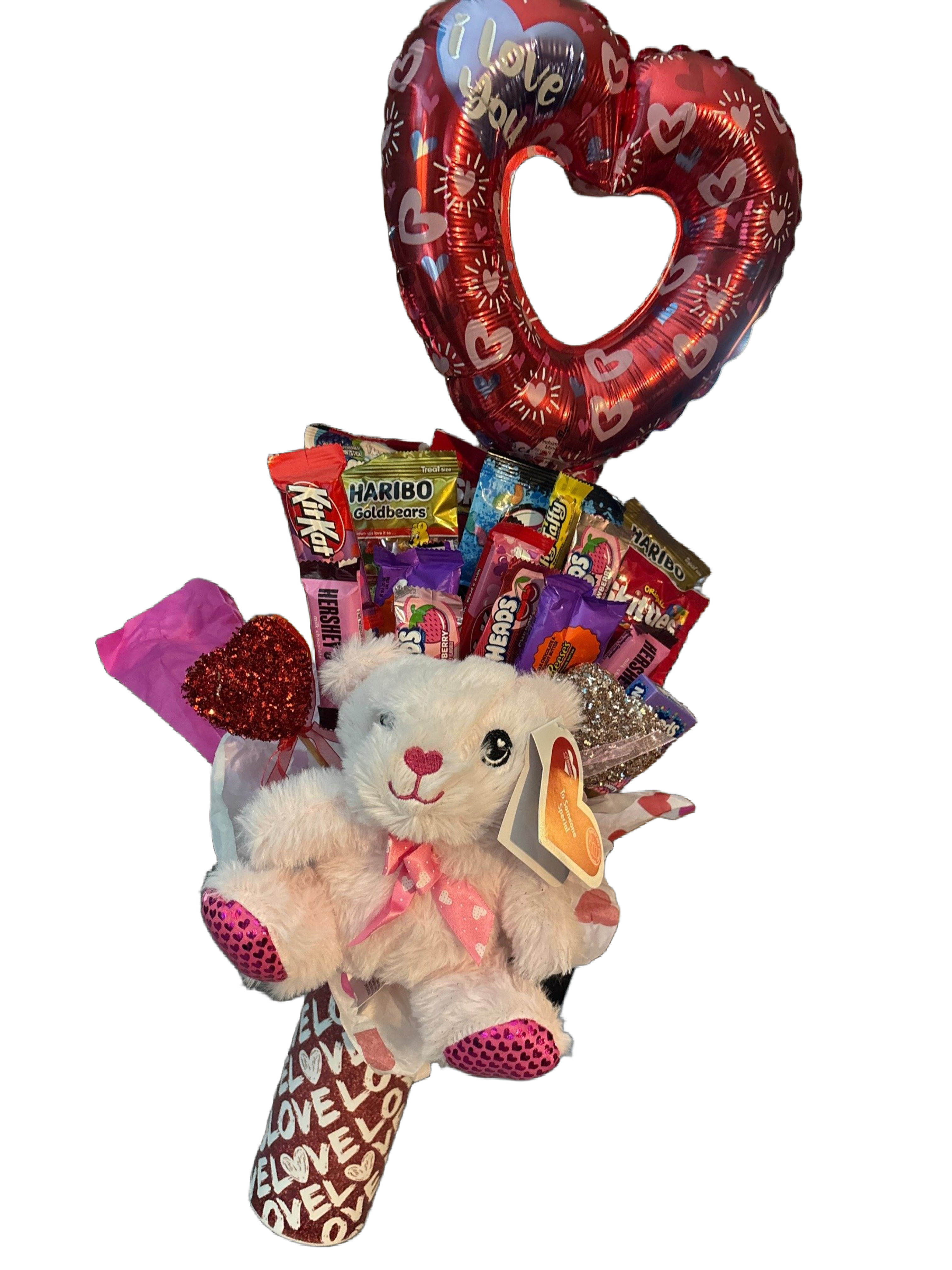 Valentine Candy Tumbler Bouquet