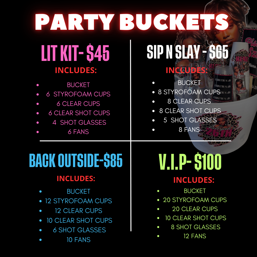 Adult Party Bucket