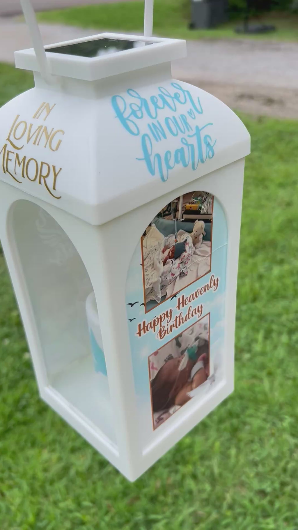 Custom Memorial Lantern