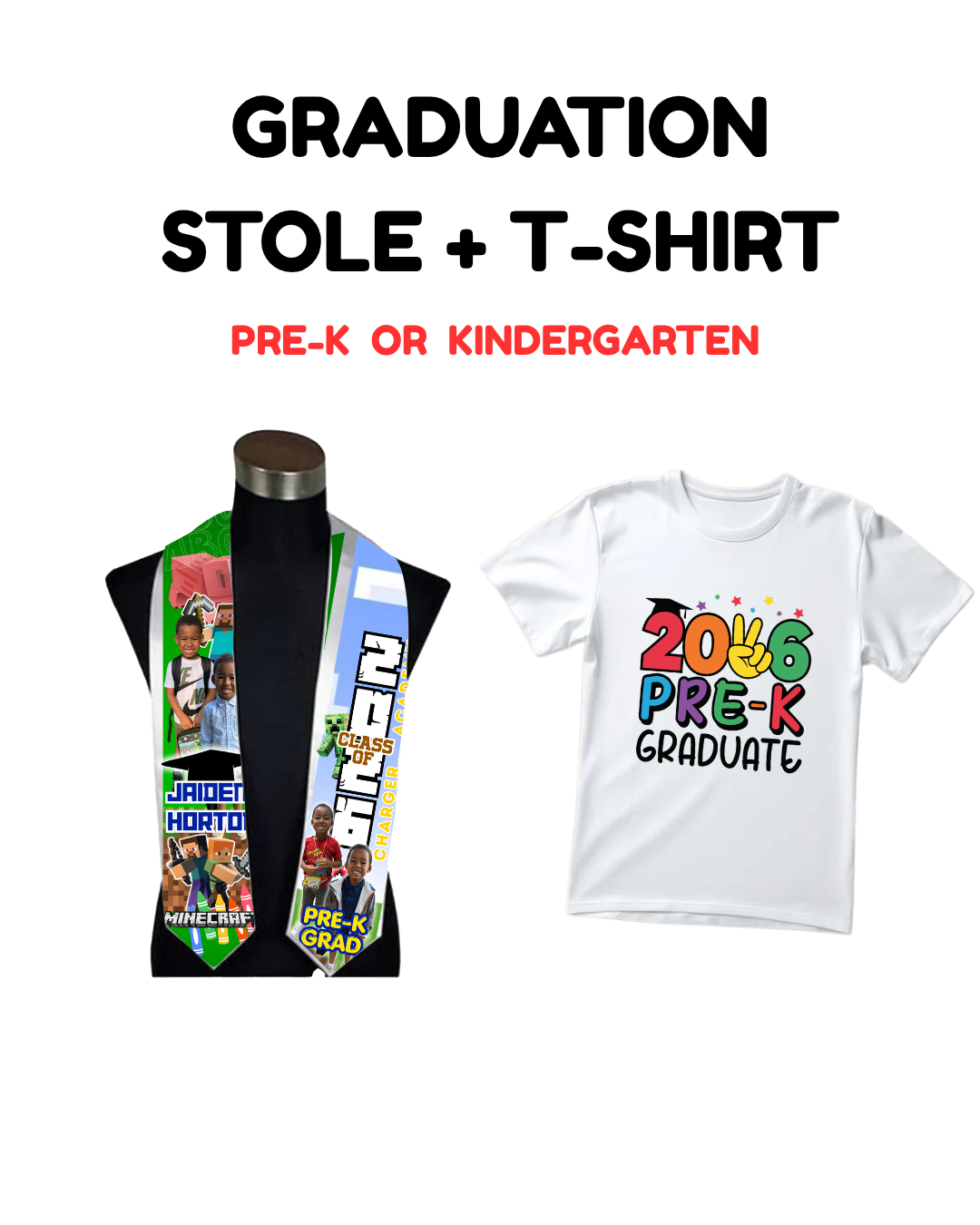 Grad Stole & T-shirt